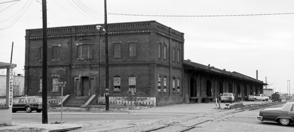 Central of Georgia Railway Augusta, Ga., freight house (Photograph by Ben Roberts, Collection of the Central of Georgia Railway Historical Society)